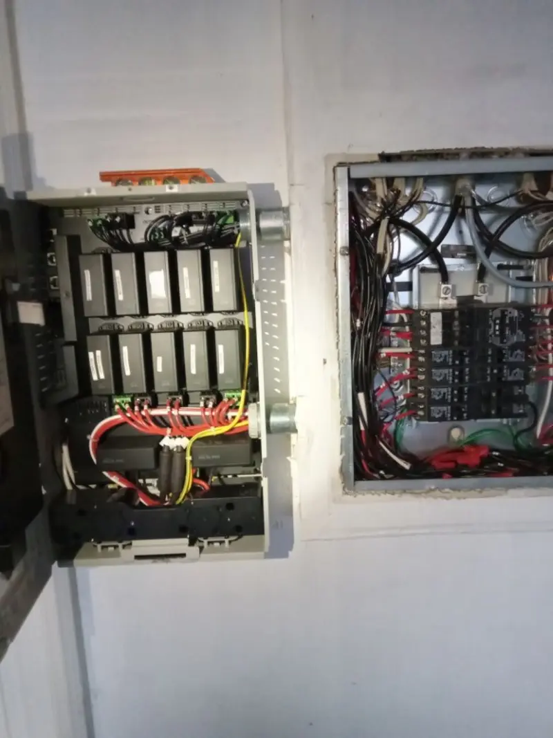 Electrical panel upgrade completed for Commercial Electrician Services in Canfield